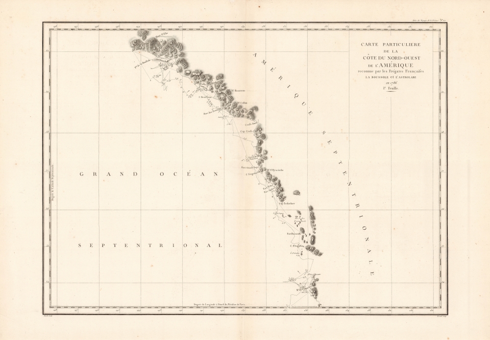 Carte particuliere de la cote du nord-ouest de l'Amerique... - Main View