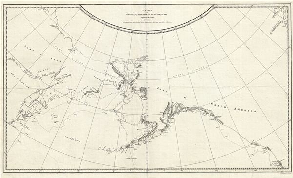 Chart of the N.W. Coast of America and N.E. Coast of Asia explored in the Years 1778 & 1779. - Main View