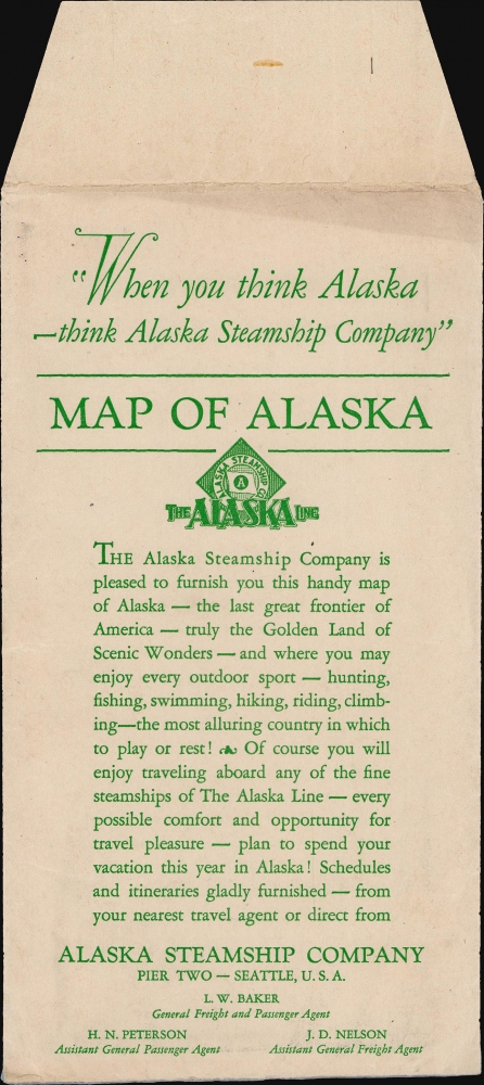 When You Think Alaska - Think Alaska Steamship Co. - Alternate View 1