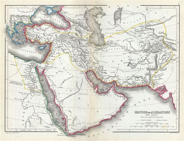 Empire of Alexander the Great with the adjoining regions. - Main View