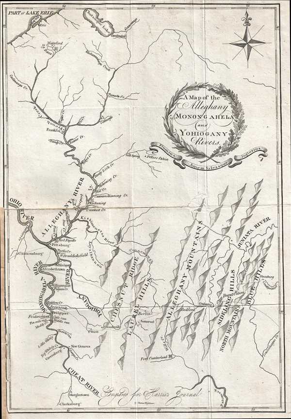 A Map of the Alleghany Monongahela and Yohiogany Rivers. - Main View