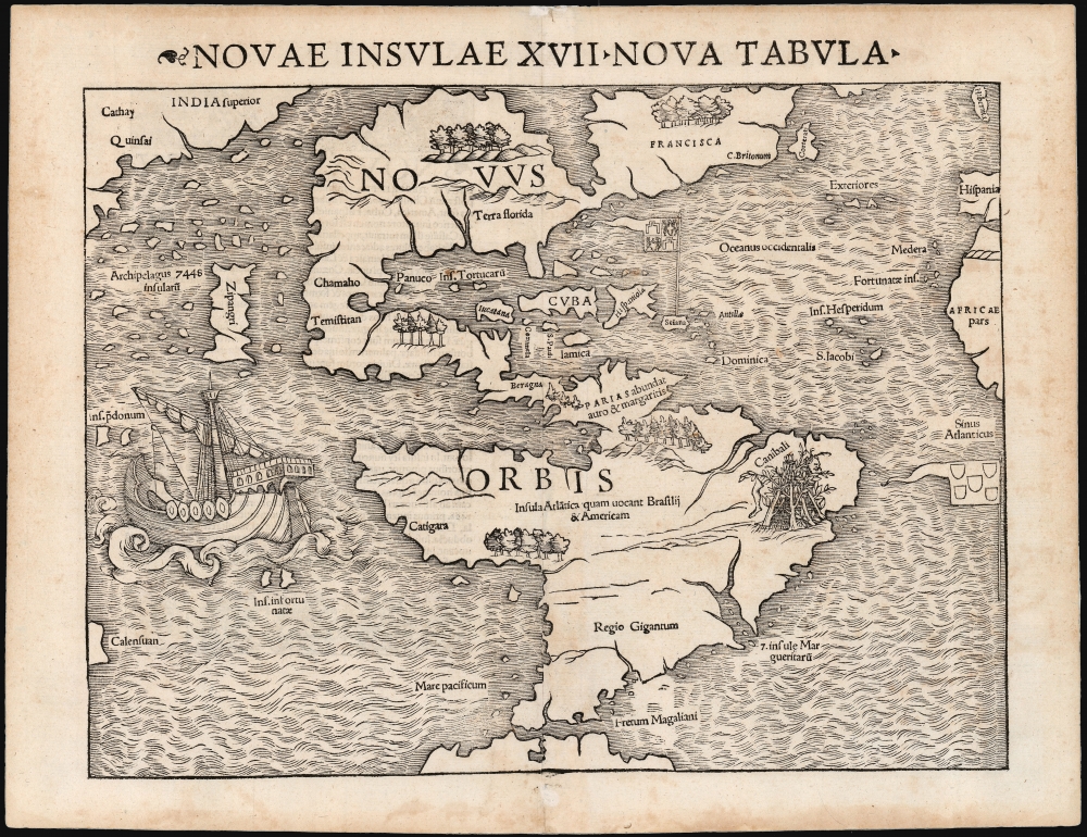 Novae Insulae XVII Nova Tabula. - Main View