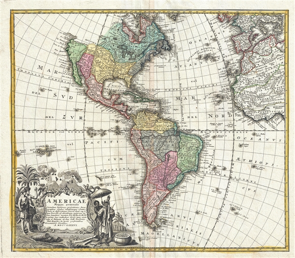 Americae Mappa Generalis. - Main View