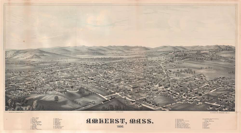 Amherst, Mass. 1886. - Main View