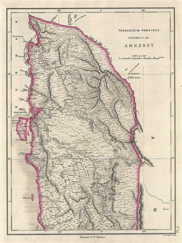 Tenasserim Province, District of Amherst. - Main View