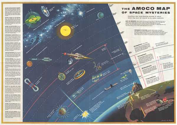The Amoco Map of Space Mysteries. - Main View