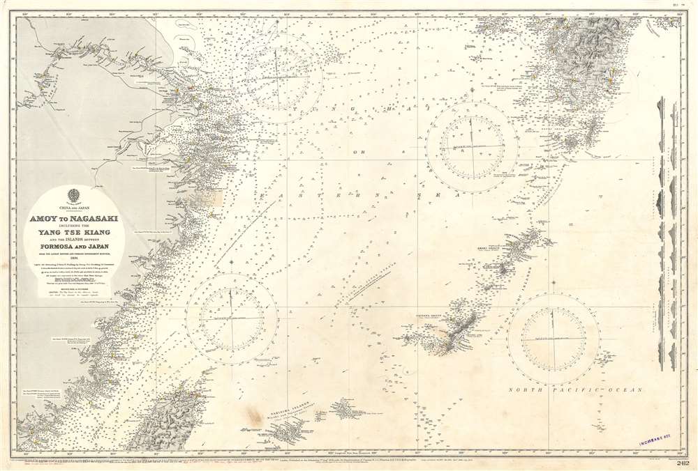 Amoy to Nagasaki Including the Yang Tse Kiang and the Islands Between Formosa and Japan. - Main View