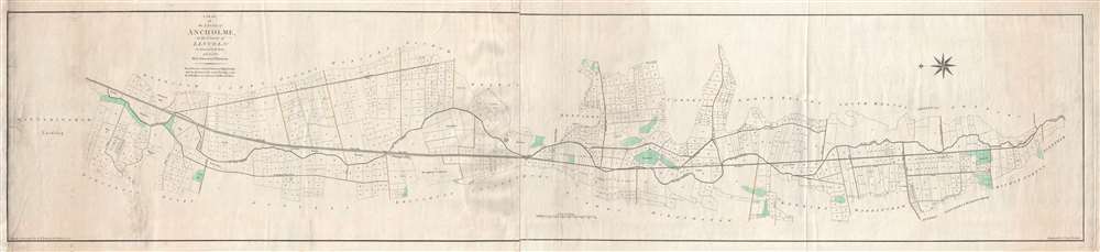 A Plan of the Level of Ancholme in the County of Lincoln. As Survey'd in the Years 1767 and 1768 by E. Johnson and J. Dickinson. - Main View