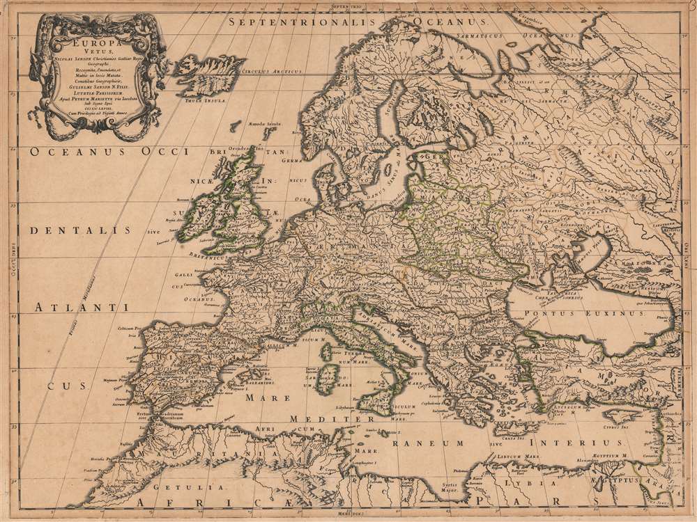Europa Vetus Nicolai Sanson Christianiss. Galliar. Regis Geographi.. - Main View