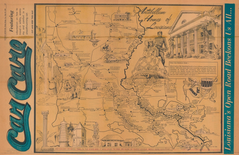 Antebellum Homes of Louisiana. - Main View