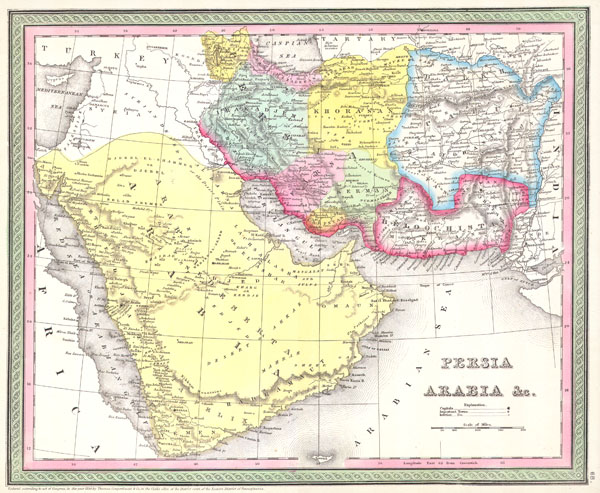 Persia, Arabia, and Afghanistan. - Main View