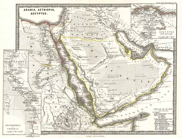 Arabia, Aethiopia, Aegyptus. - Main View