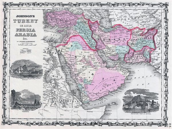 Johnson's Turkey in Asia Persia Arabia & C. - Main View