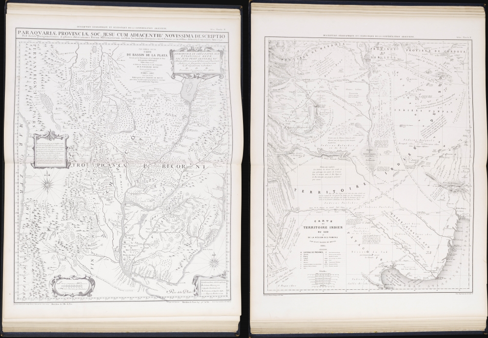 Description géographique et statistique de la Confédération Argentine... Atlas - Alternate View 3