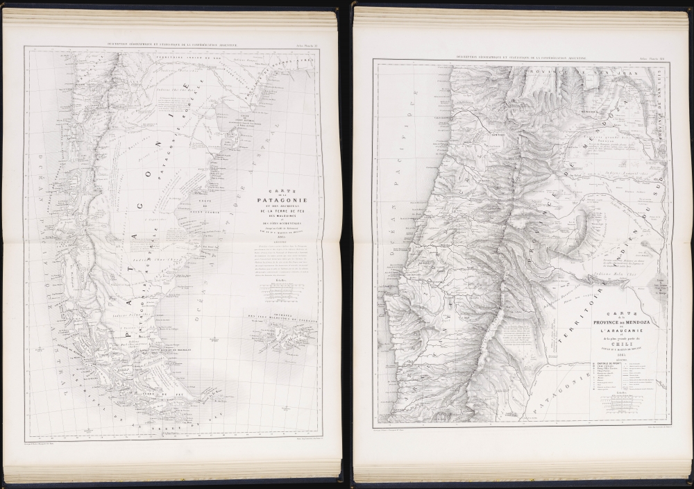 Description géographique et statistique de la Confédération Argentine... Atlas - Alternate View 5