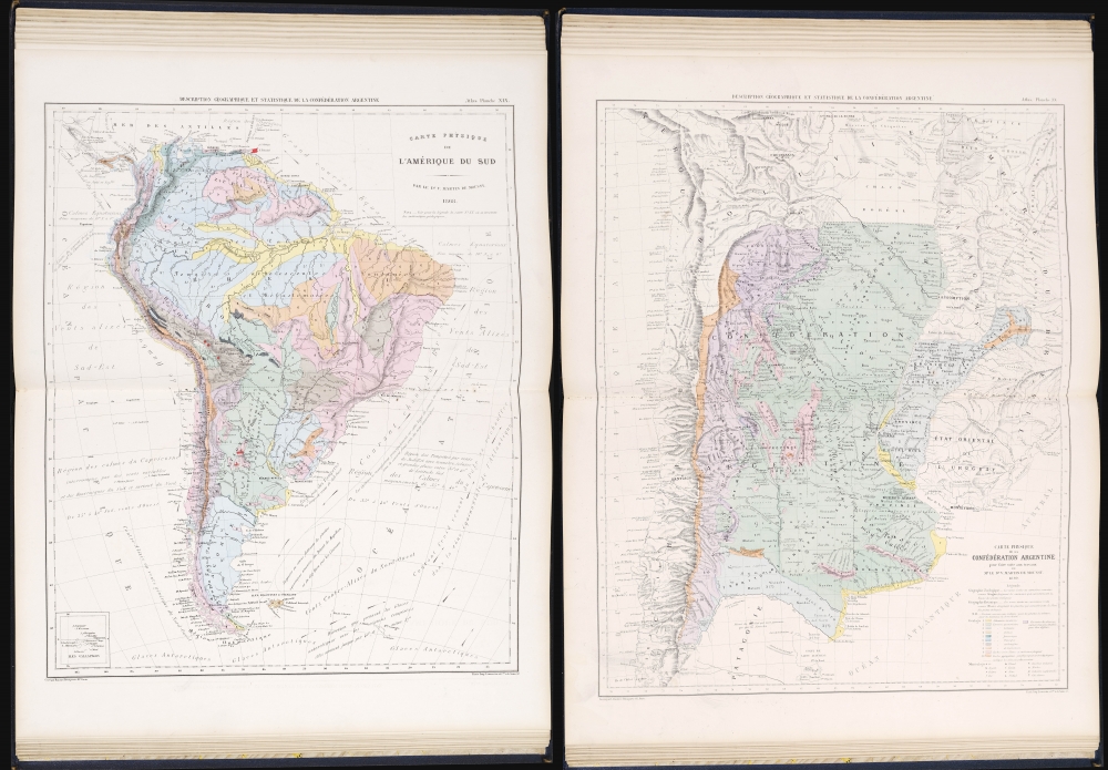 Description géographique et statistique de la Confédération Argentine... Atlas - Alternate View 6