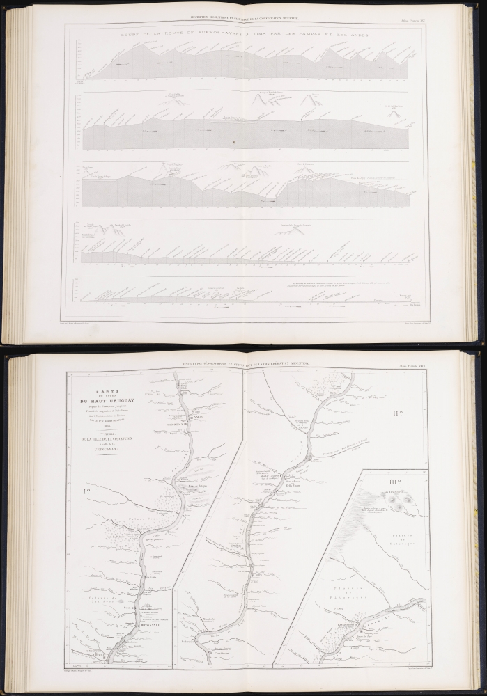 Description géographique et statistique de la Confédération Argentine... Atlas - Alternate View 7