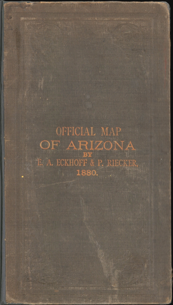 Official Map of the Territory of Arizona. - Alternate View 2