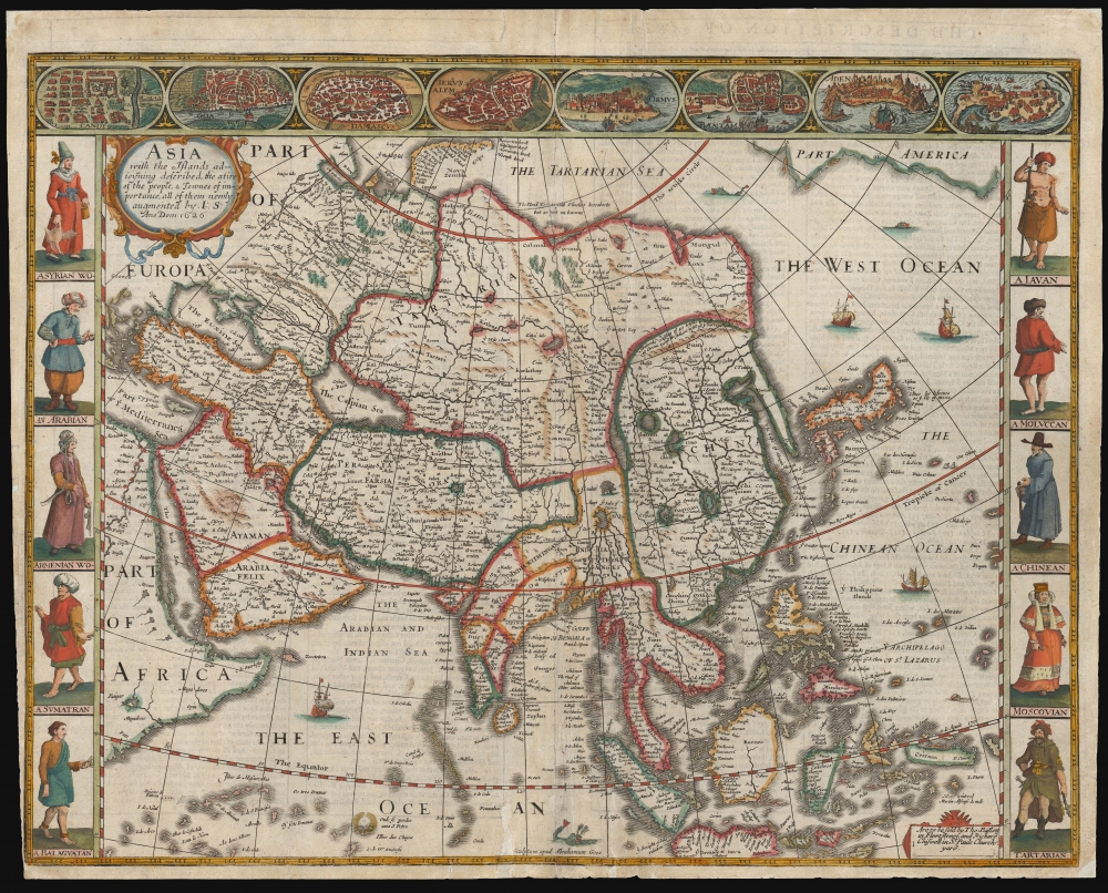 Asia with the Islands adjoyning described... - Main View