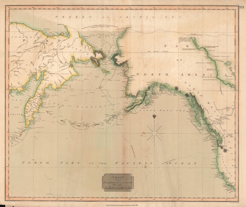 Chart of the Northern Passage Between Asia and America. - Main View