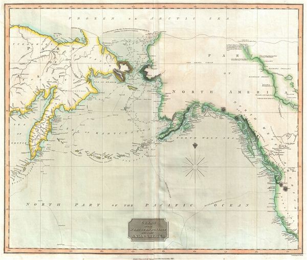 Chart of the Northern Passage Between Asia & America. - Main View