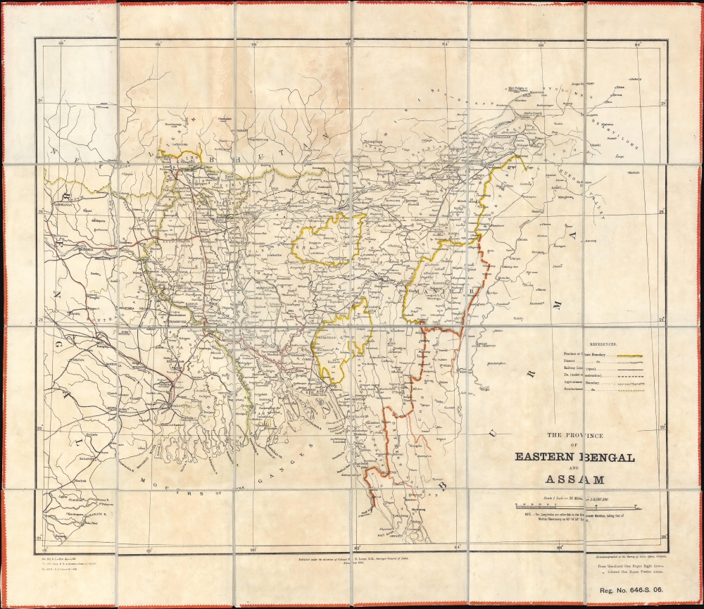The Province of Eastern Bengal and Assam. - Main View