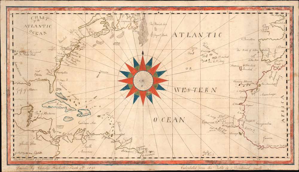 Chart of the Atlantic Ocean. - Main View