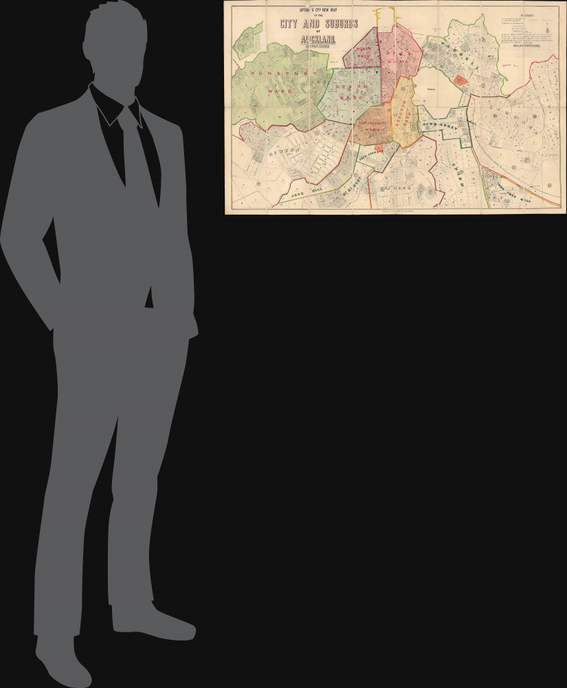 Upton and Co.'s New Map of the City and Suburbs of Auckland. - Alternate View 1