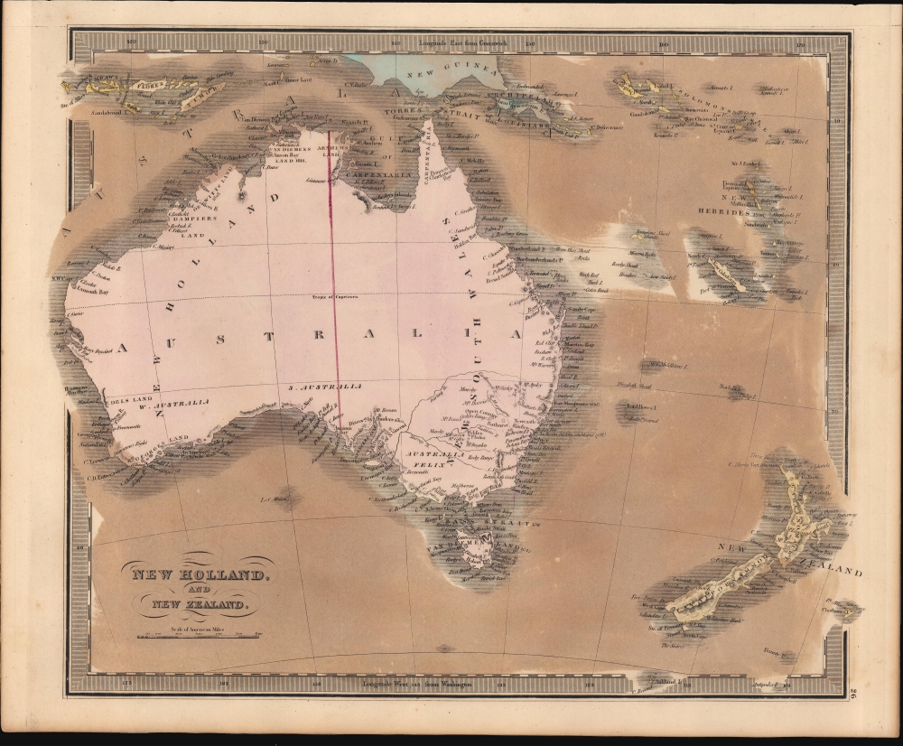 New Holland, And New Zealand. - Main View