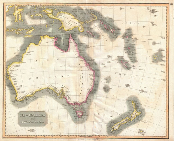 New Holland and Asiatic Isles. - Main View