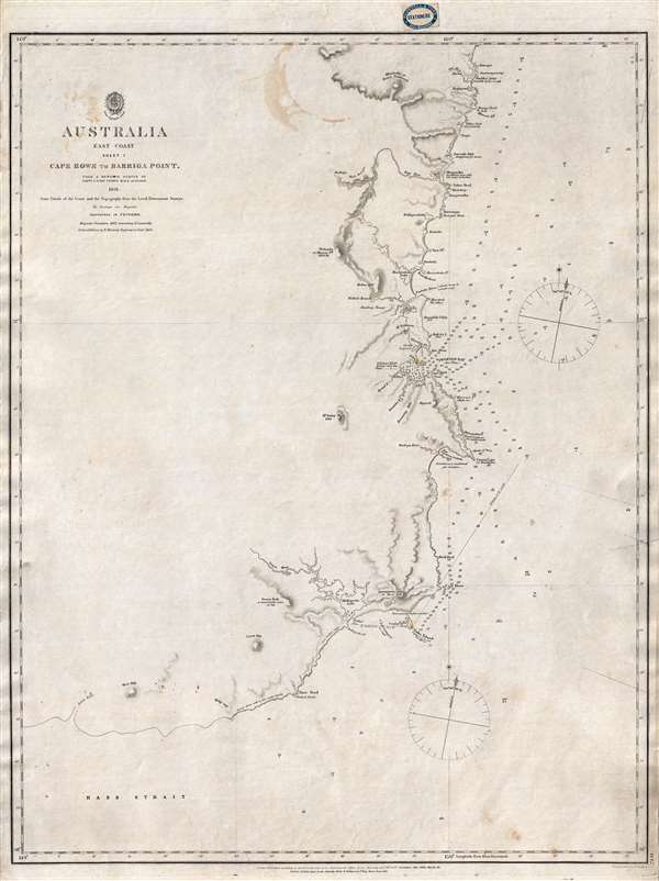 Australia East Coast Sheet I Cape Howe to Barriga Point. - Main View