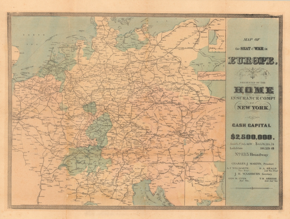 Map of the Seat of the War in Europe. - Main View