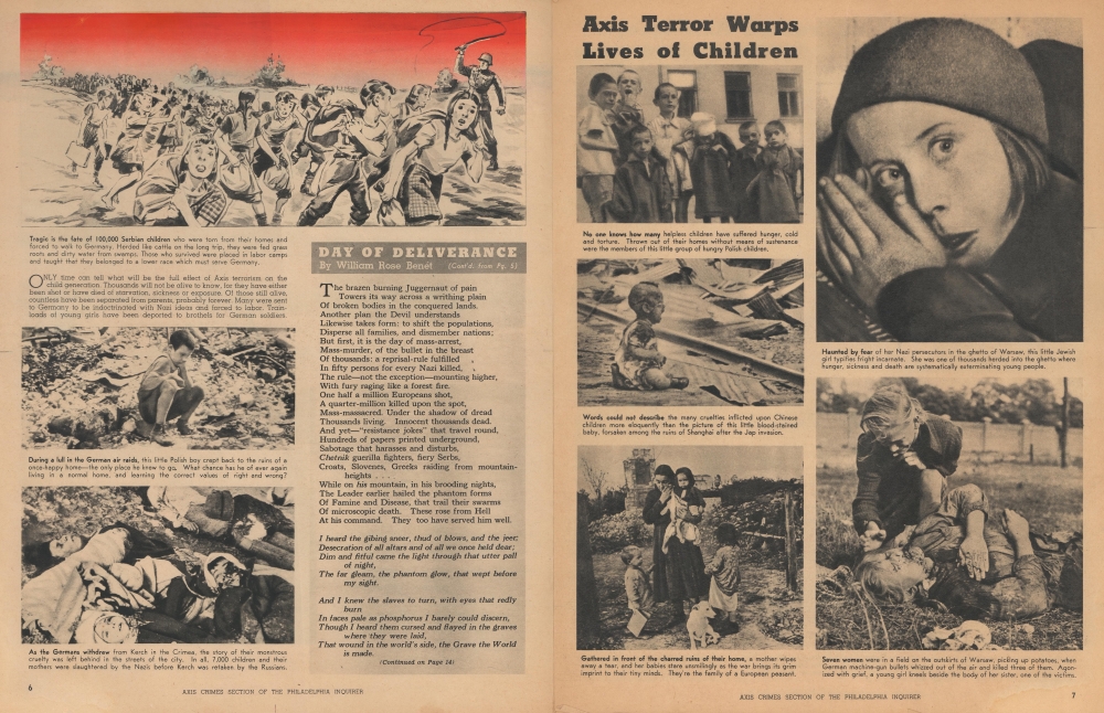 Axis Crimes - Don't Let Them Happen Here. Old Europe 1942. - Alternate View 3