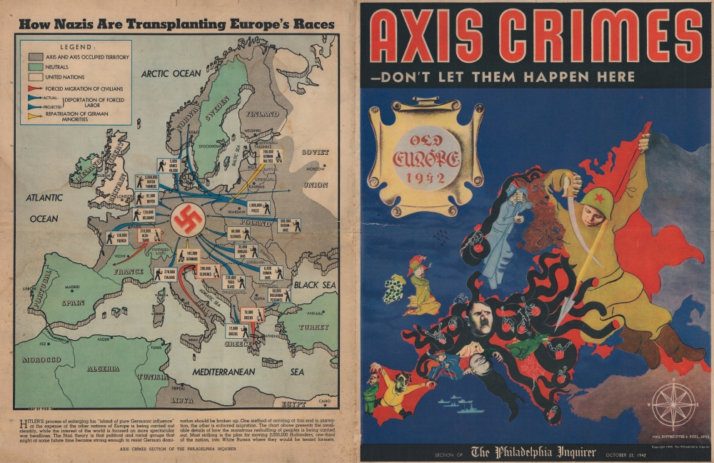 Axis Crimes - Don't Let Them Happen Here. Old Europe 1942. - Main View