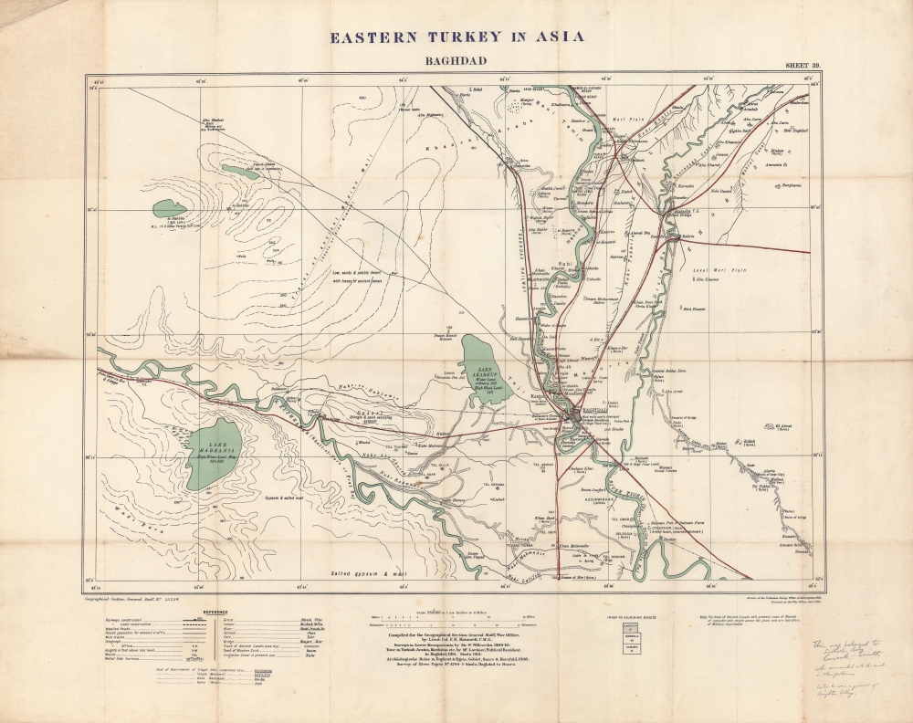 Eastern Turkey in Asia. Baghdad. Sheet 39. - Main View