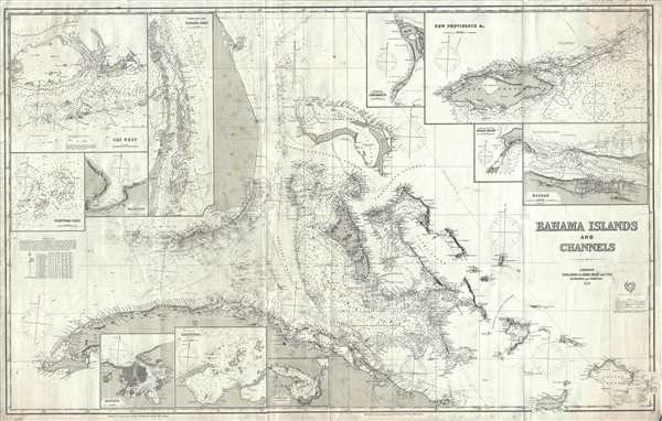 Bahama Islands and Channels. - Main View