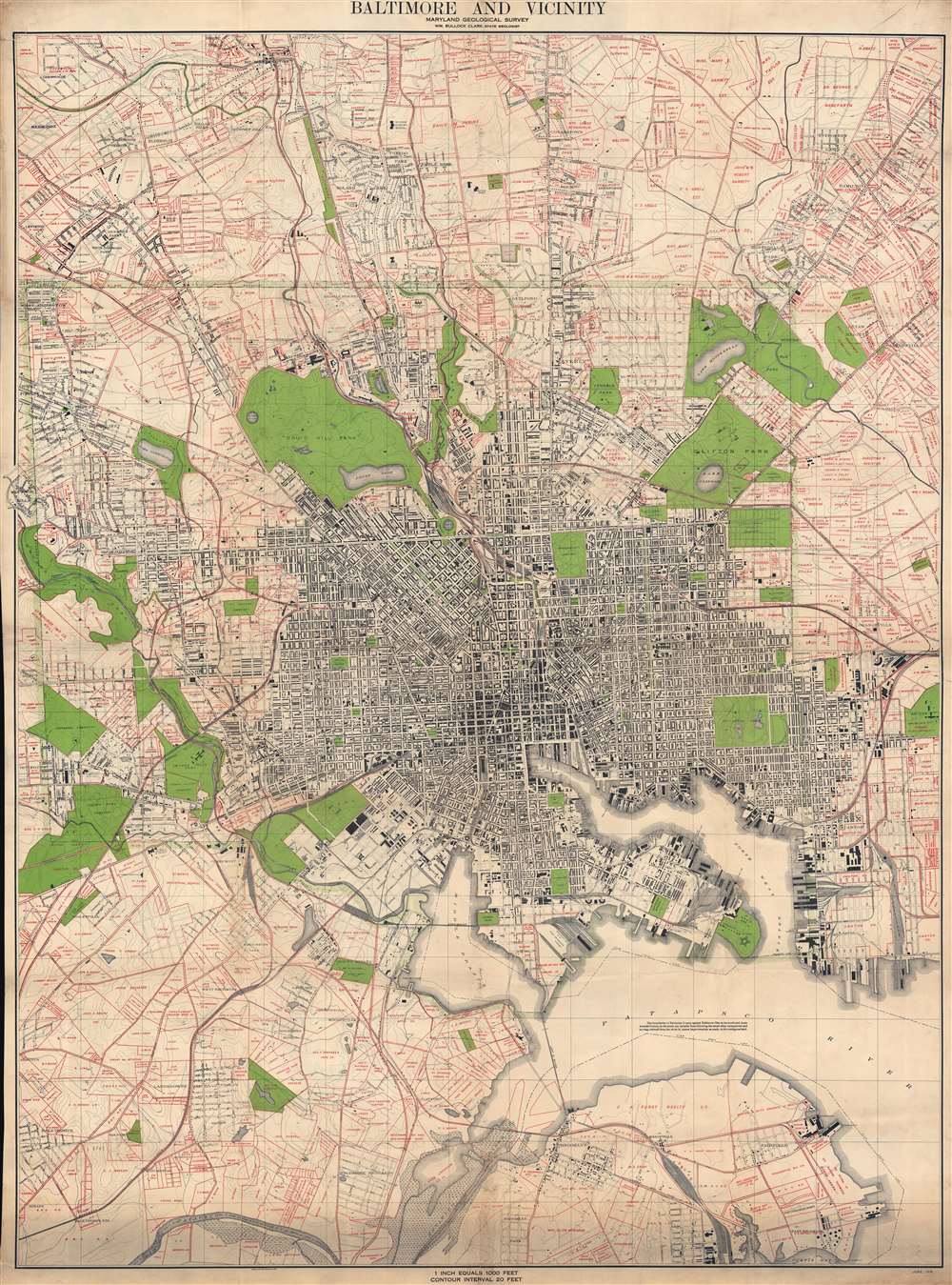 Baltimore and Vicinity. - Main View
