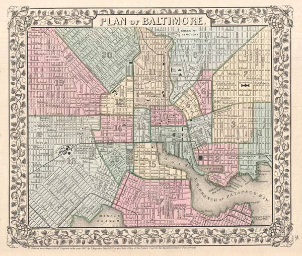 Plan of Baltimore. - Main View