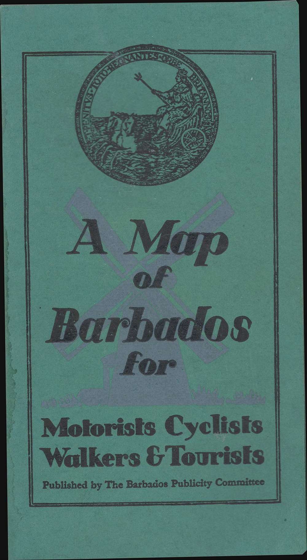 Road Map of Barbados. - Alternate View 1