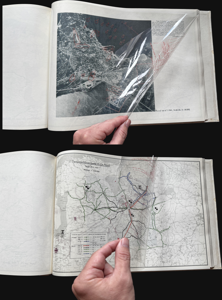 Der Feldzug gegen die Sowiet-Union / Kriegsjahr 1941 / Bearbeitet in der Führungsabteilung des Oberkommandos der Heeresgruppe Nord. - Alternate View 3