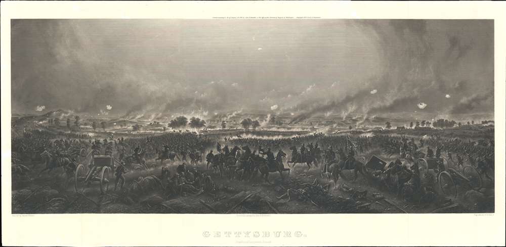 Gettysburg. Repulse of Longstreet's Assault. - Main View