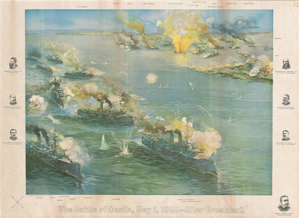 The Battle of Manila, May 1, 1898 -- After Breakfast. - Main View