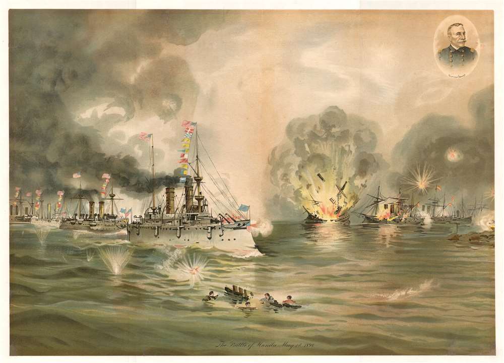 The Battle of Manila, May 1, 1898. - Main View