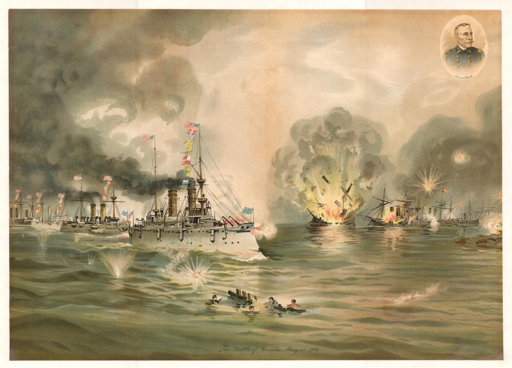 The Battle of Manila, May 1, 1898. - Main View