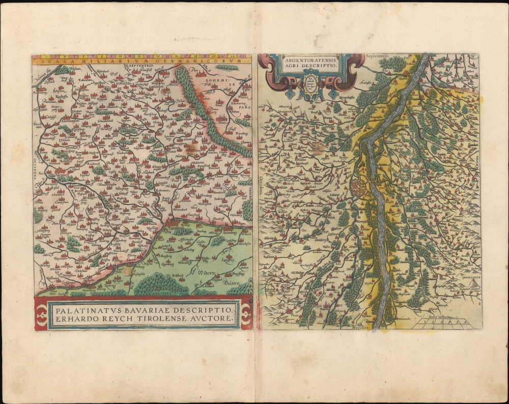 Palatinus Bavariae Descriptio / Argentoratensis Agri Descriptio. - Main View