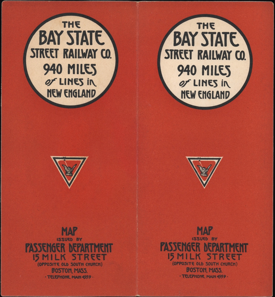 Bay State Street Ry. Co's lines and connections. / The Bay State Street Railway Co. 940 Miles of Lines in New England. - Alternate View 1
