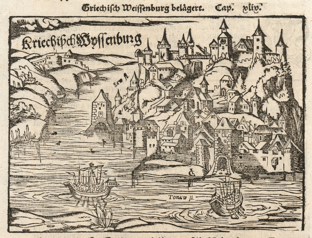 1550 / 1598 Sebastian Münster View of Belgrade
