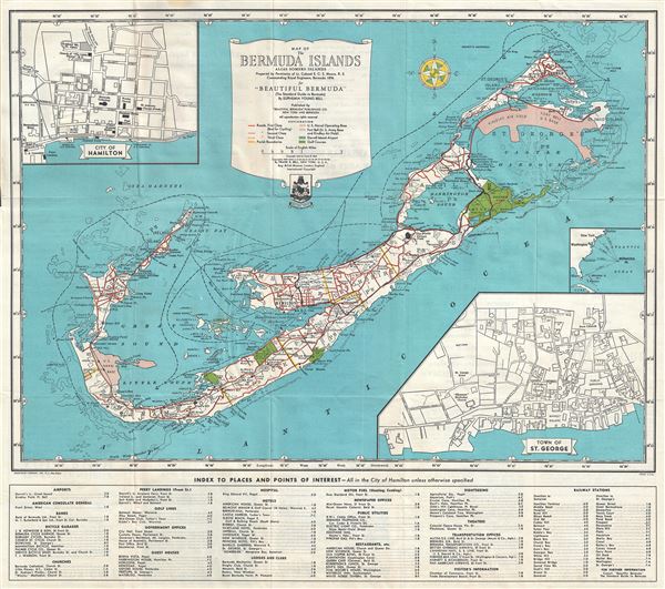 Map of The Bermuda Islands Alias Somers Islands. - Main View