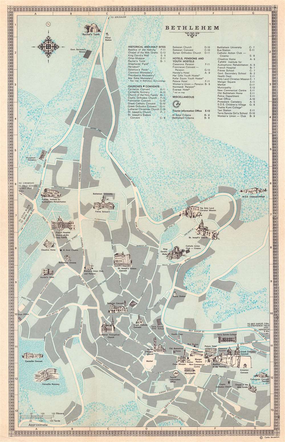 Map of Bethlehem. - Main View