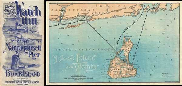 Block Island and Vicinity. - Main View